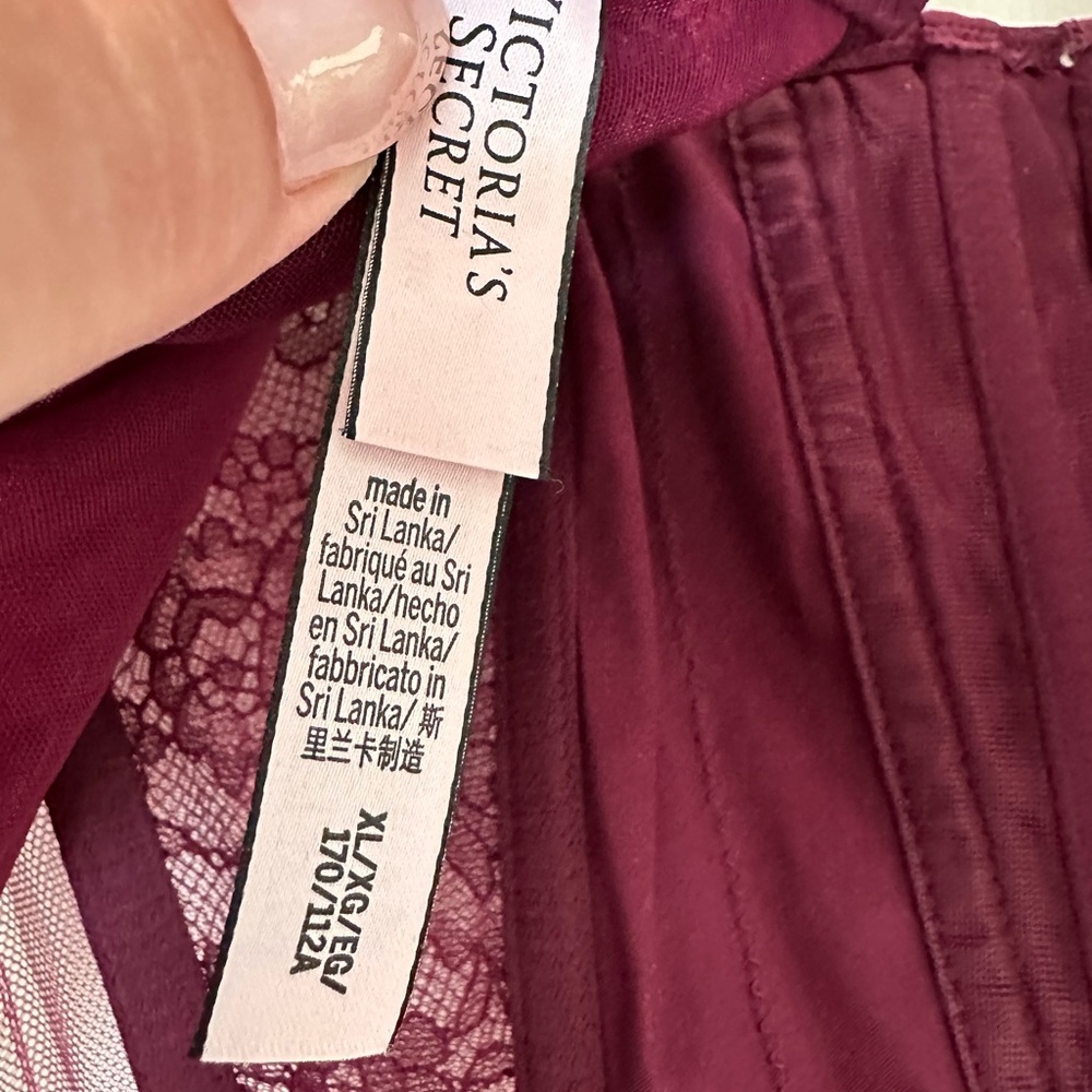 NWOT Corset Top Bustier Top Wine Berry Victoria’s Secret - Picture 6 of 6